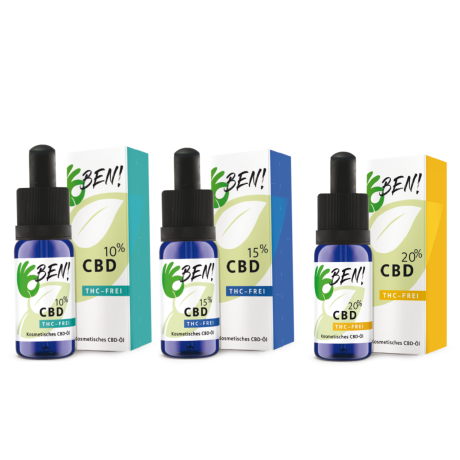 BEN! CBD-Öl 10+15+20