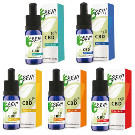 BEN! CBD-Öl 10+15+20+28+35